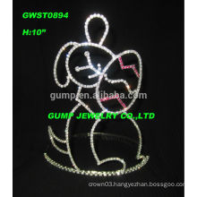 Easter Crown Tiara,Cheap Easter Pageant Crown,Rabbit Crown Tiara